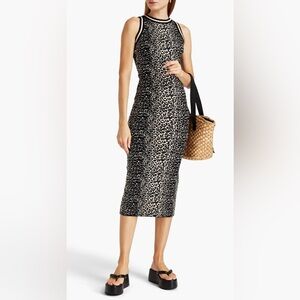 Leopard Print Sleeveless Dress